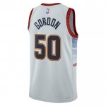 Maillot NBA Denver Nuggets Aaron Gordon 50 Nike 2022-23 City Edition Gris Swingman - Homme